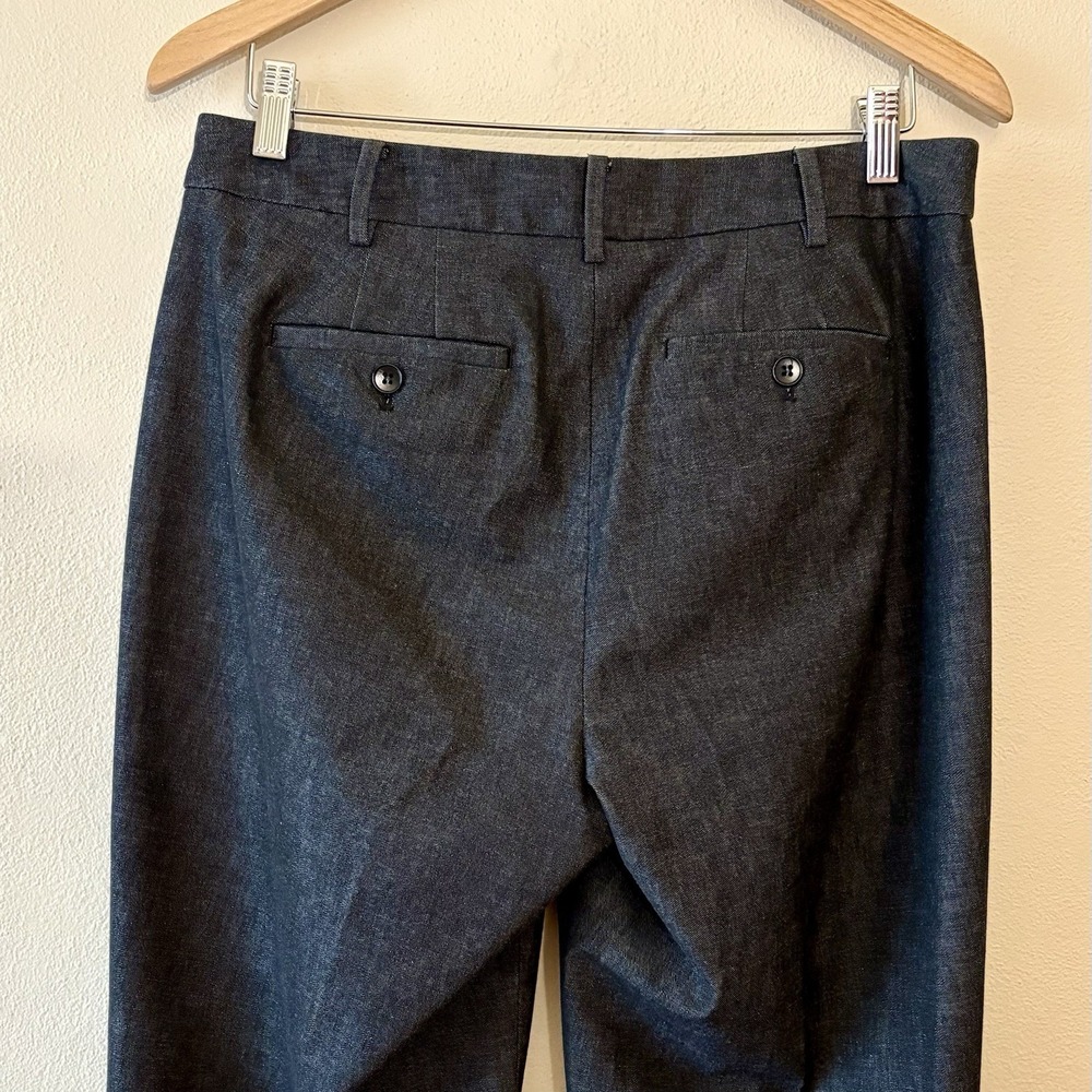 Talbots Hampshire Curvy Fit Ankle Pants Polished Denim Women's 6 Cotton Blend - Picture 5 of 11
